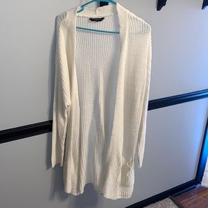 White Cardigan. Long in length!